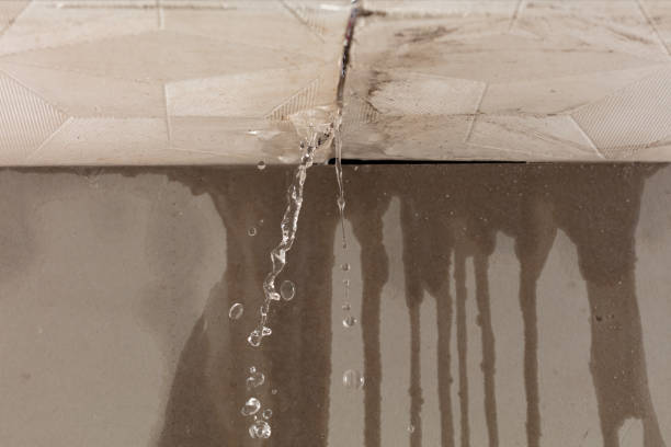 Professional Burst Pipe Cleanup technician working in Wheelwright, MA
